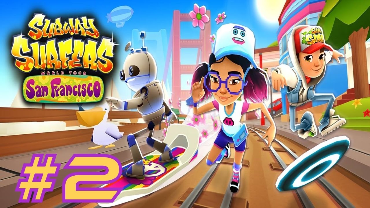 Subway Surfers: San Francisco - Samsung Galaxy S7 Edge Gameplay #2