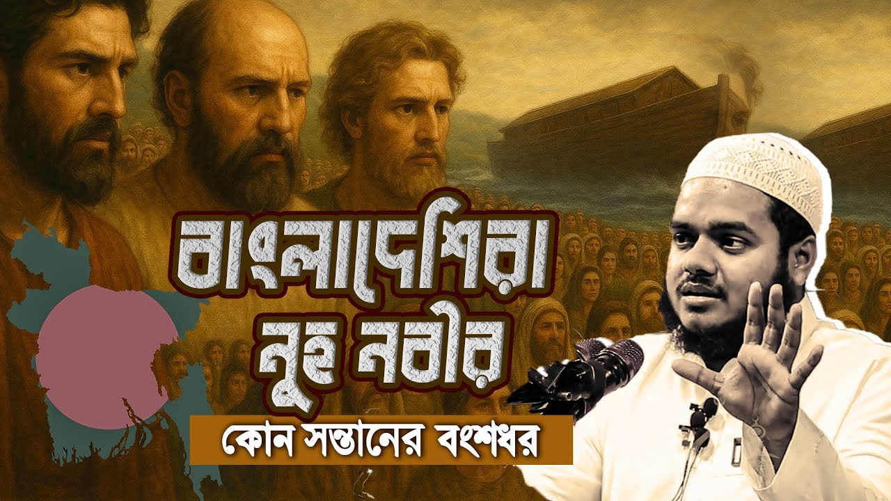 আমরা বাংলাদেশিরা নুহ নবীর কোন সন্তানের বংশধর অবাক তথ্য দিলেন | Abdullah bin abdur razzak New waz