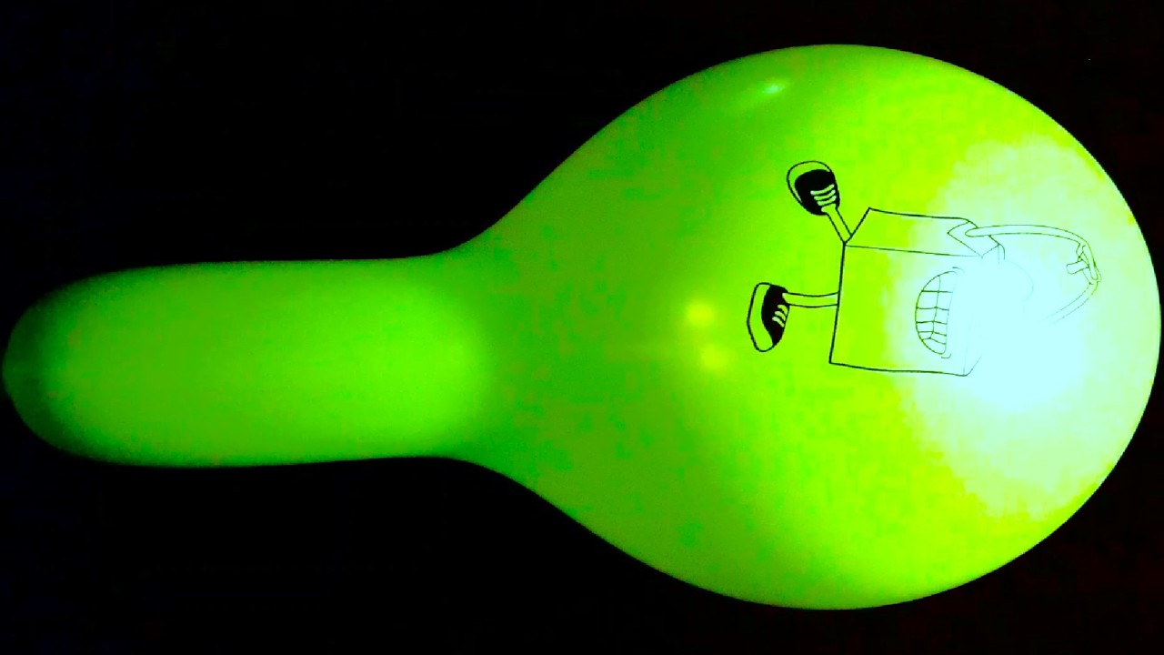 Pump to Pop Lots of Advertising Balloons with Silent Electric Pump - My Archive Footage