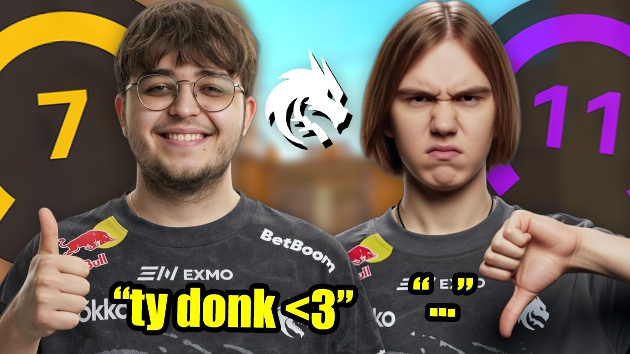 DONK FULL HARD CARRYING HIS EX-TEAMMATE @ LEVEL 10 FACEIT!?