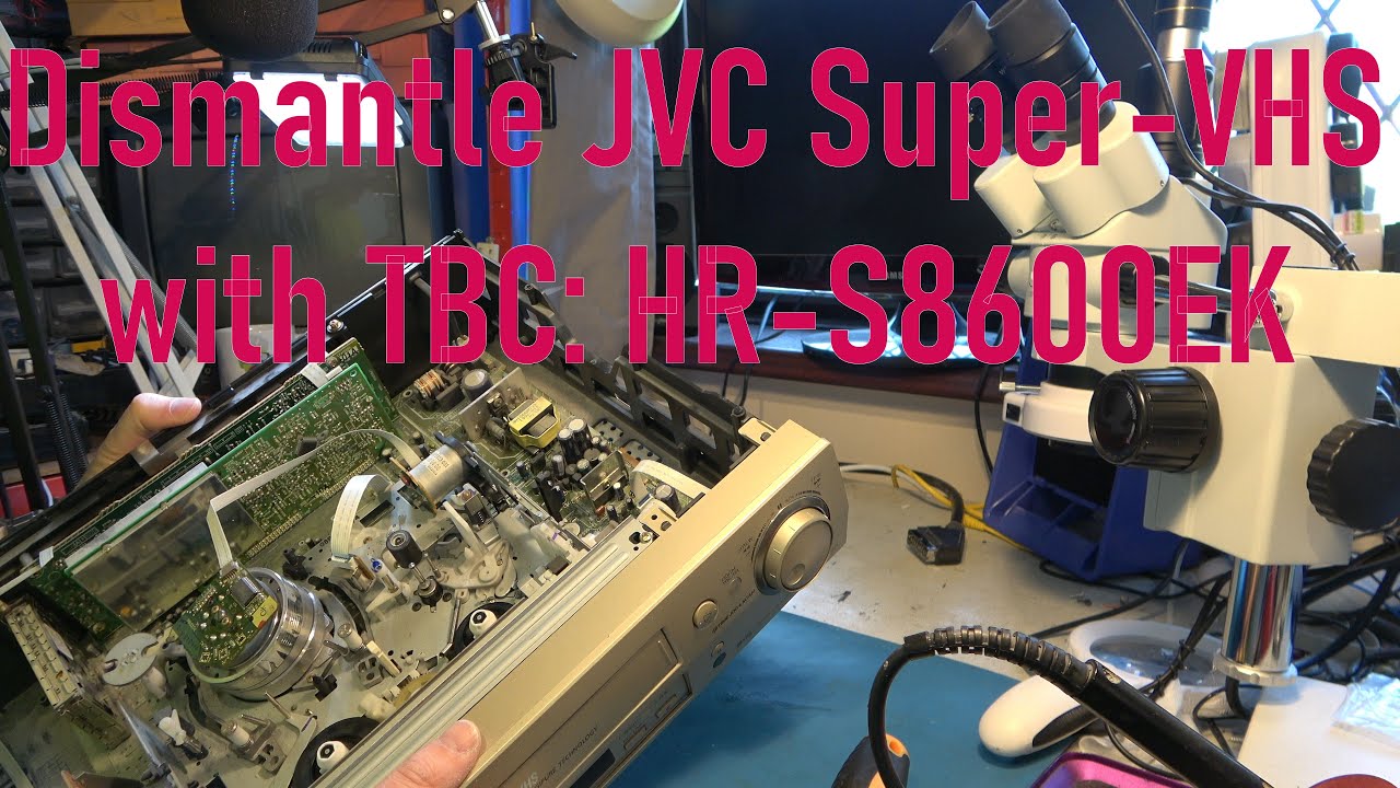 Разборка JVC Super-VHS с TBC: HR-S8600EK