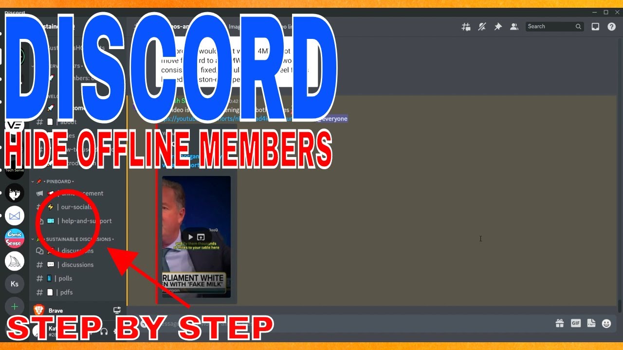 ✅ How To Hide Offline Members In Discord 🔴