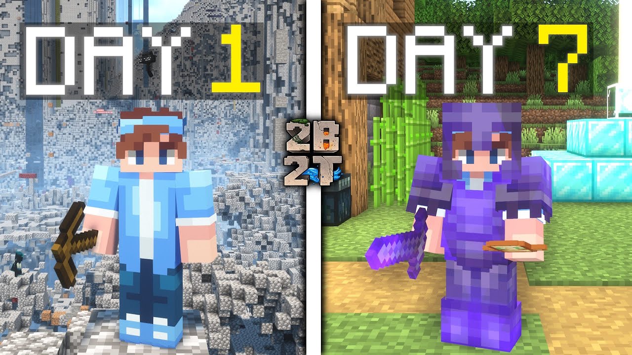 Как я выжил неделю на 2B2T