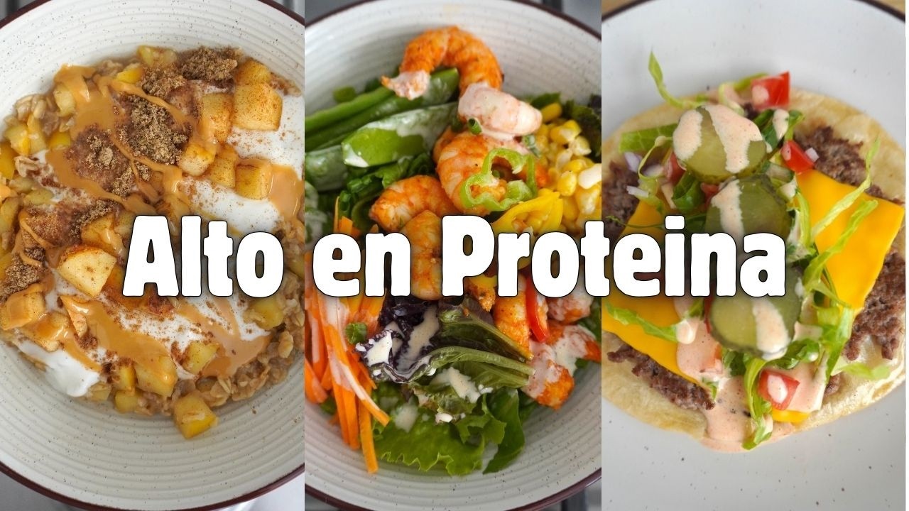 Qué como en un día REAL (alto en proteína y fácil)
