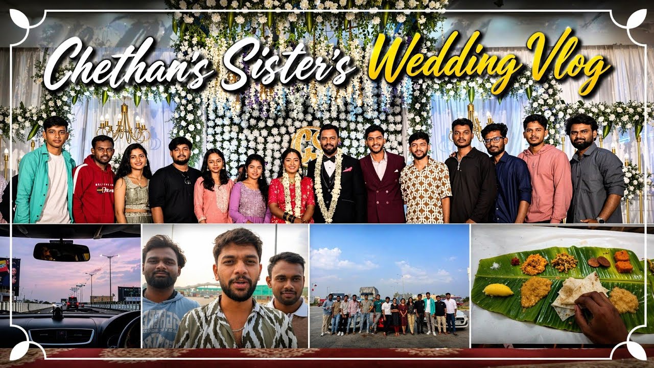 Chethan’s Sister’s Wedding Vlog | Full Traditional Wedding & Dance Celebration 💍🎉