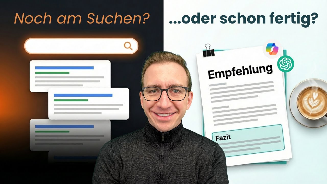 Stundenlang googeln? KI recherchiert für dich