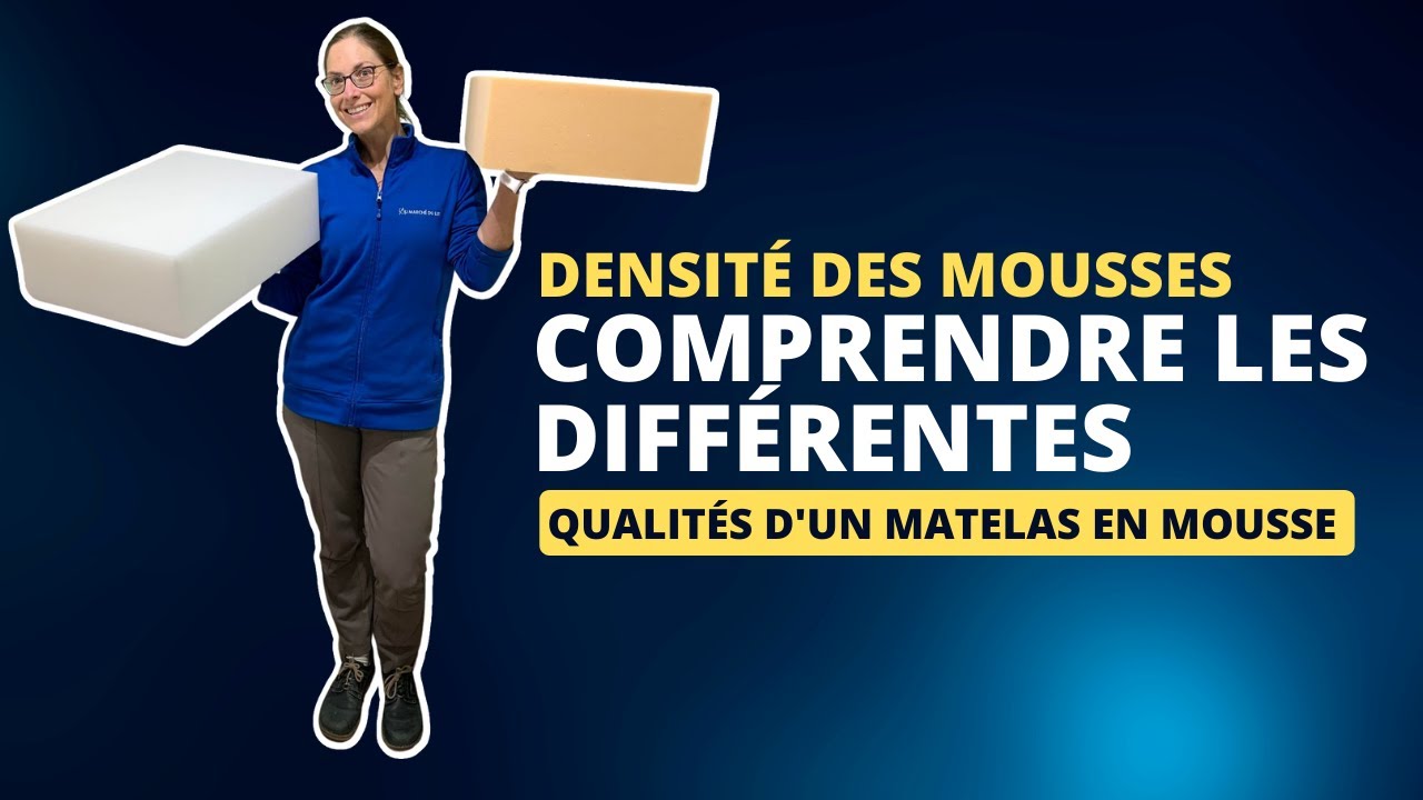 Comprendre les différentes qualités d'un matelas en mousse