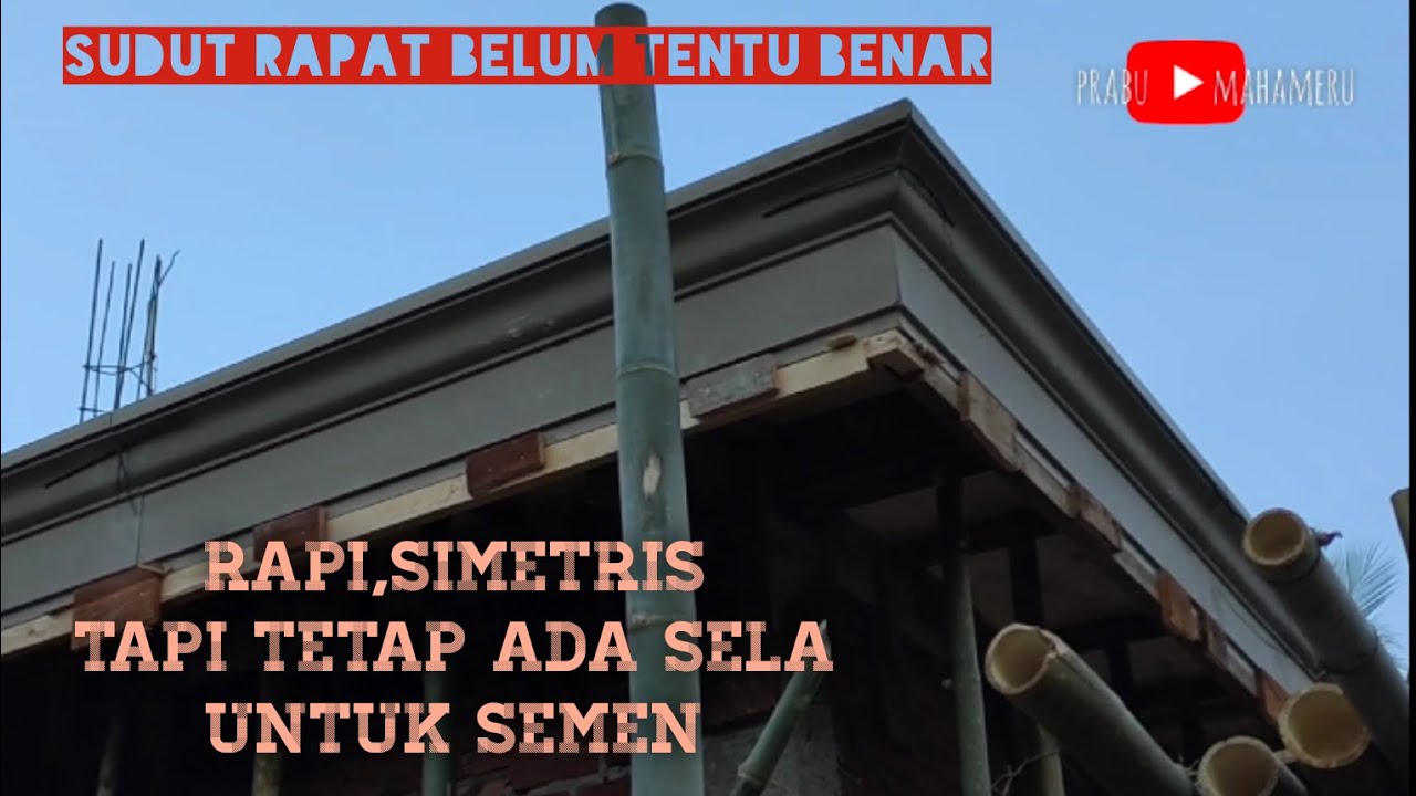 Cara benar memotong lisplang beton (The correct way to cut concrete fascia)