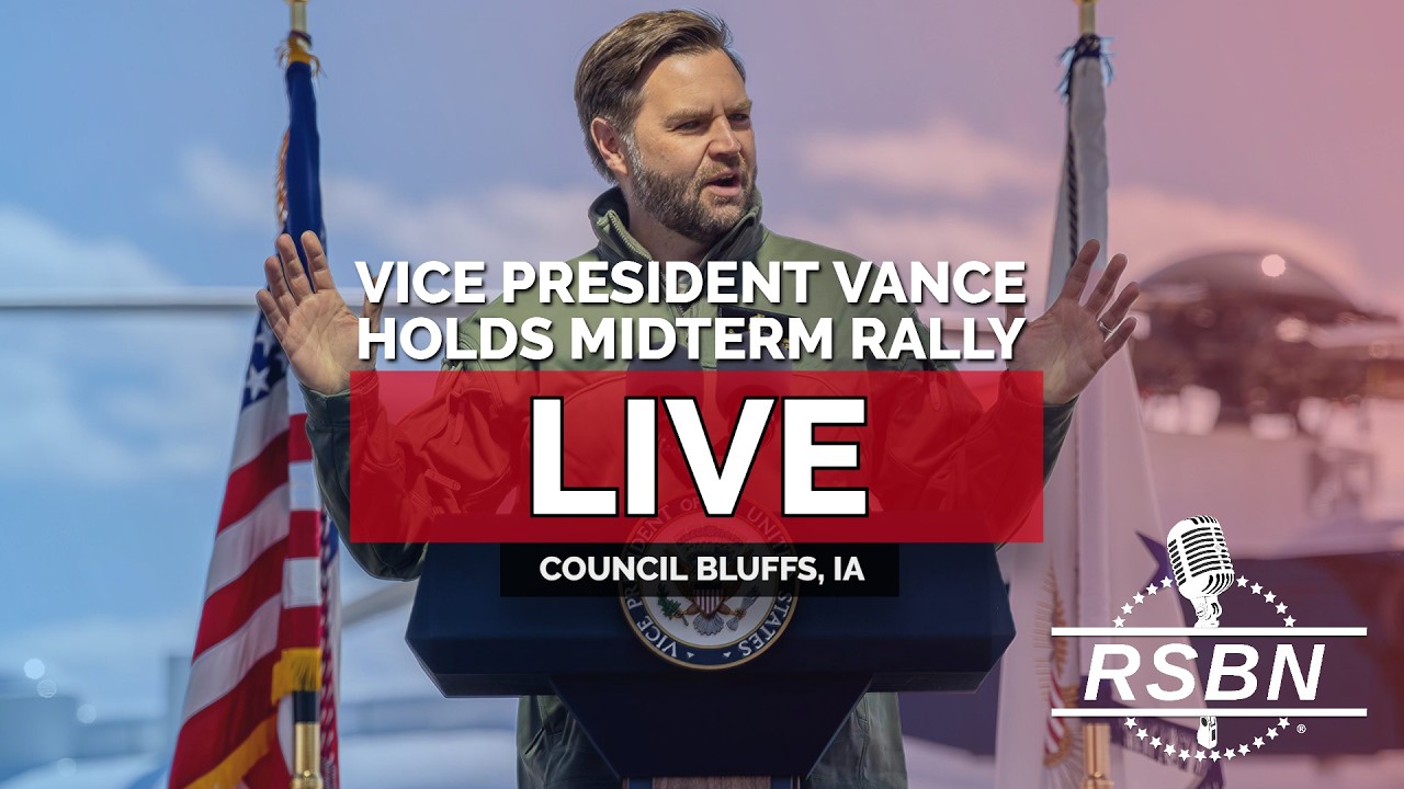 REPLAY: Vice President Vance Holds a Midterm Rally in Council Bluffs, Iowa - 09/18/26