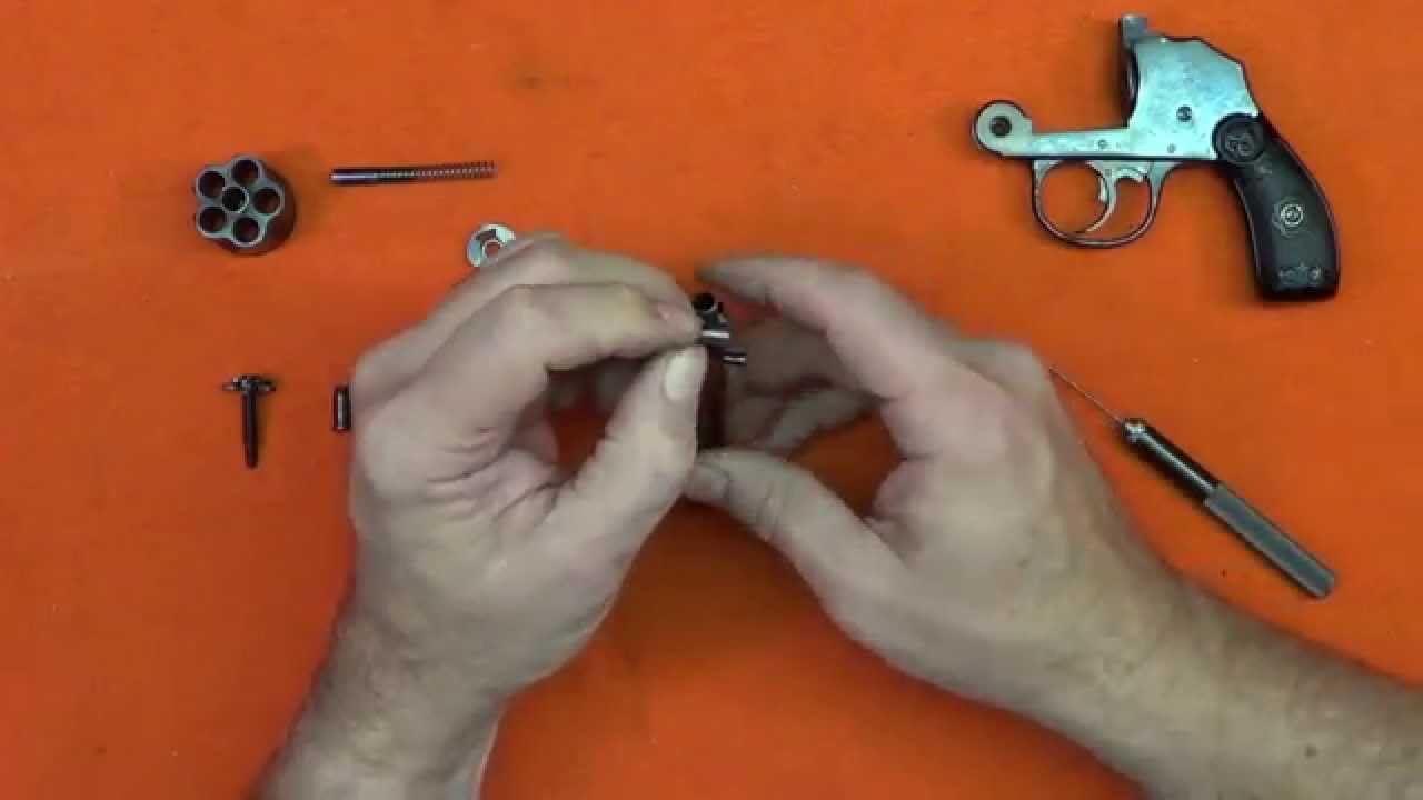 Iver Johnson Safety Automatic 32 caliber hammerless top break revolver, disassembly and assembly