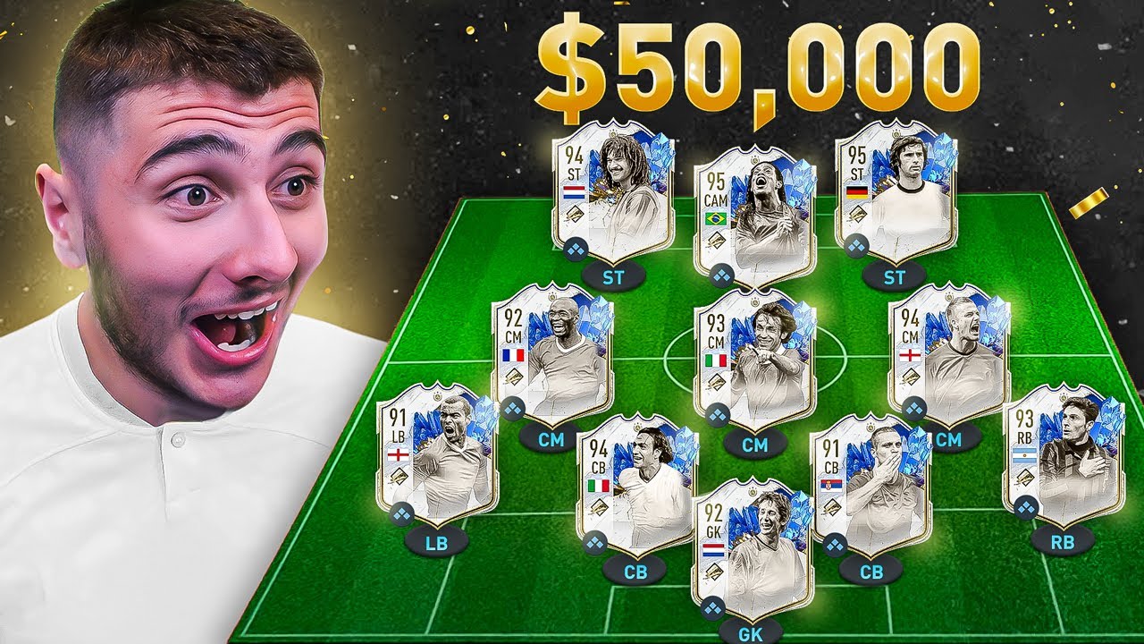 Я использовал полную команду TOTY Icon в FIFA 23!