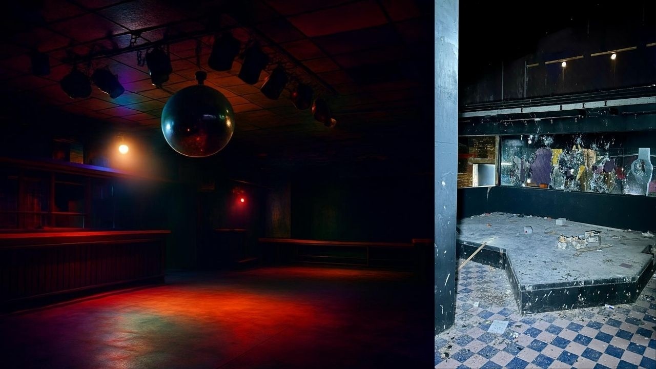 Exploring An Abandoned Dance Club Closed in 2014