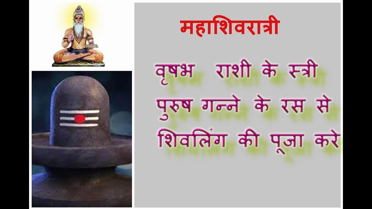 वृषभ  राशि के अनुसार शिवरात्रि पर शिव को प्रसन्न करें