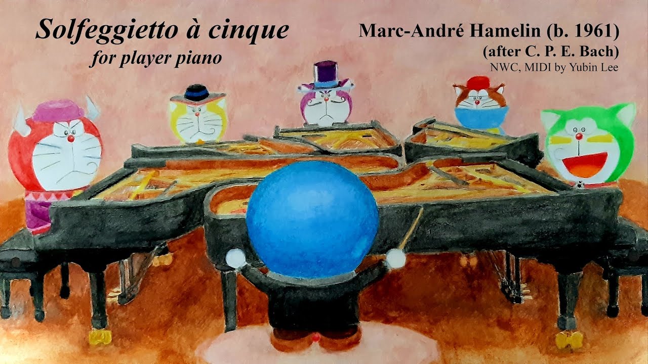 [NWC] C. P. E. Bach/M.-A. Hamelin - Solfeggietto a cinque