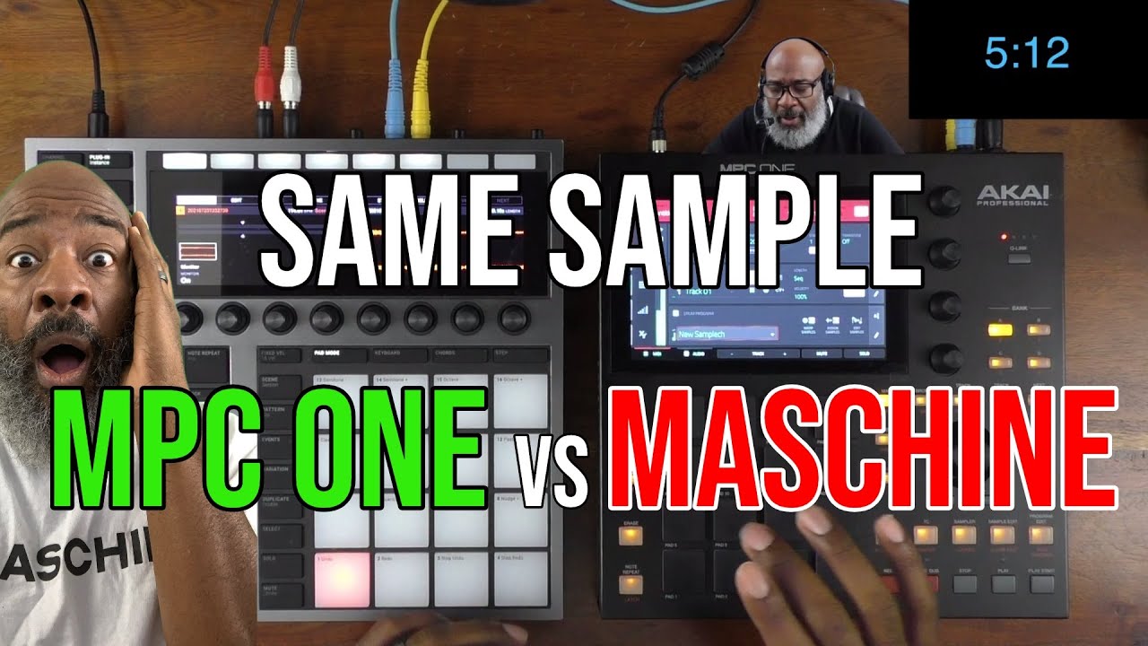 MPC ONE vs MASCHINE - 7 Minutes - SAME SAMPLE