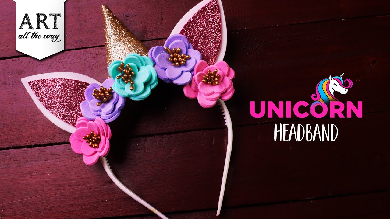 Unicorn Headband | Kids craft ideas | hair accessories | Unicorn theme crafts | Party favors | DIY