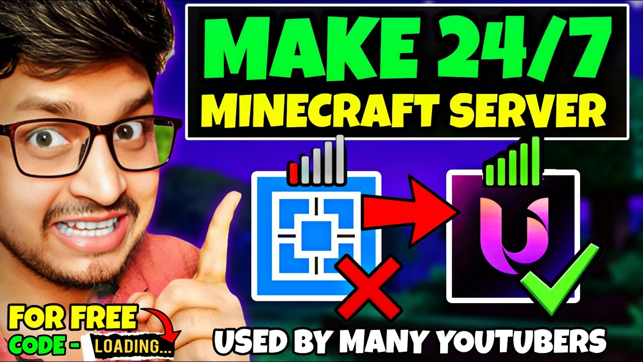 How To Make 24/7 Minecraft Server Without any Queue | Best 24/7 Minecraft Server Hosting😇