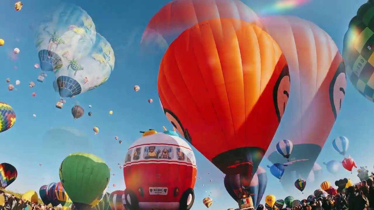 Mystical Time Lapse of the 2023 Albuquerque International Balloon Fiesta