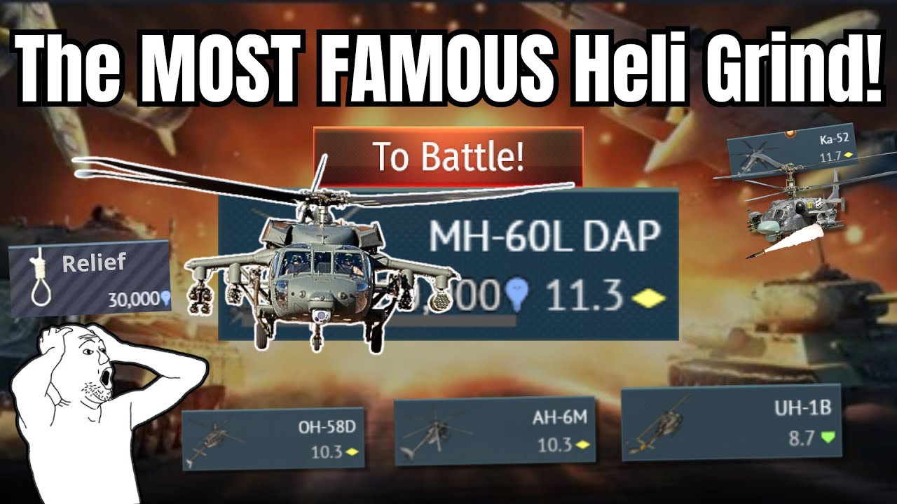 PAINFUL Grind for LEGENDARY Heli in War Thunder Experience!🔥(Do not attempt!)💀| Pls help... [Part 3]