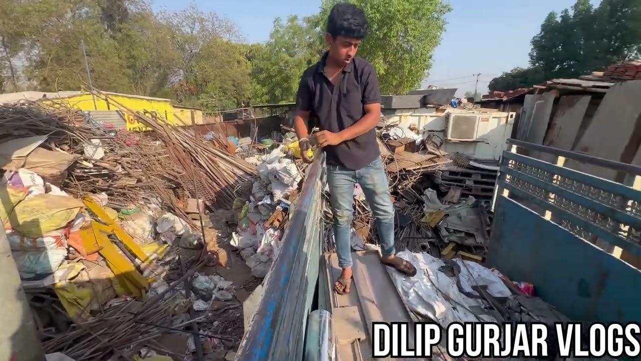 Scrap unload | New Vlogs | Dilip Gurjar Vlogs 