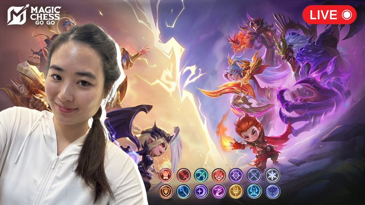LIVE STREAMING MAGIC CHESS GO GO AKU 4 GAME AJA - RANKED - AKHIRNYA MASUK MYTHIC