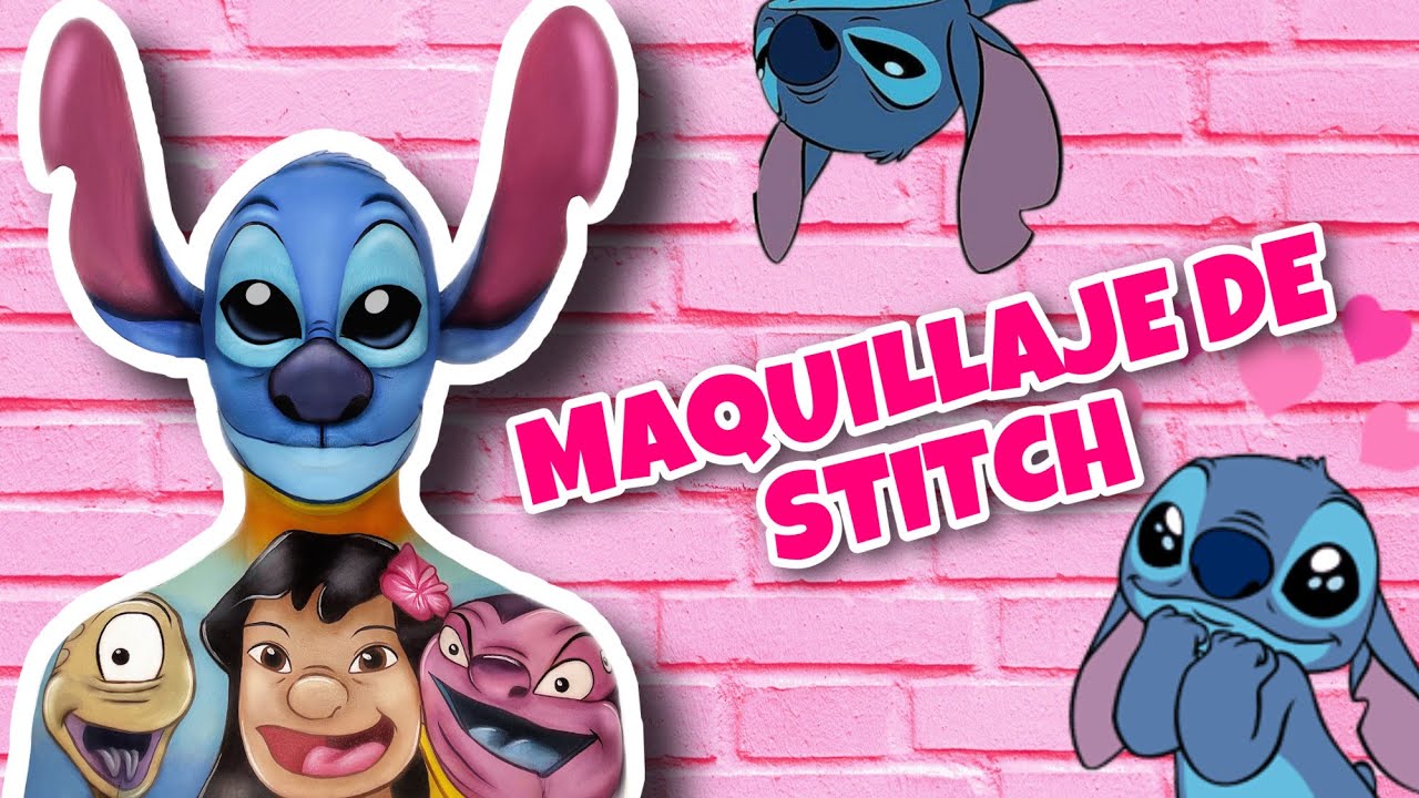 CÓMO HACER UN MAQUILLAJE DE STITCH 💄Nuria Adraos