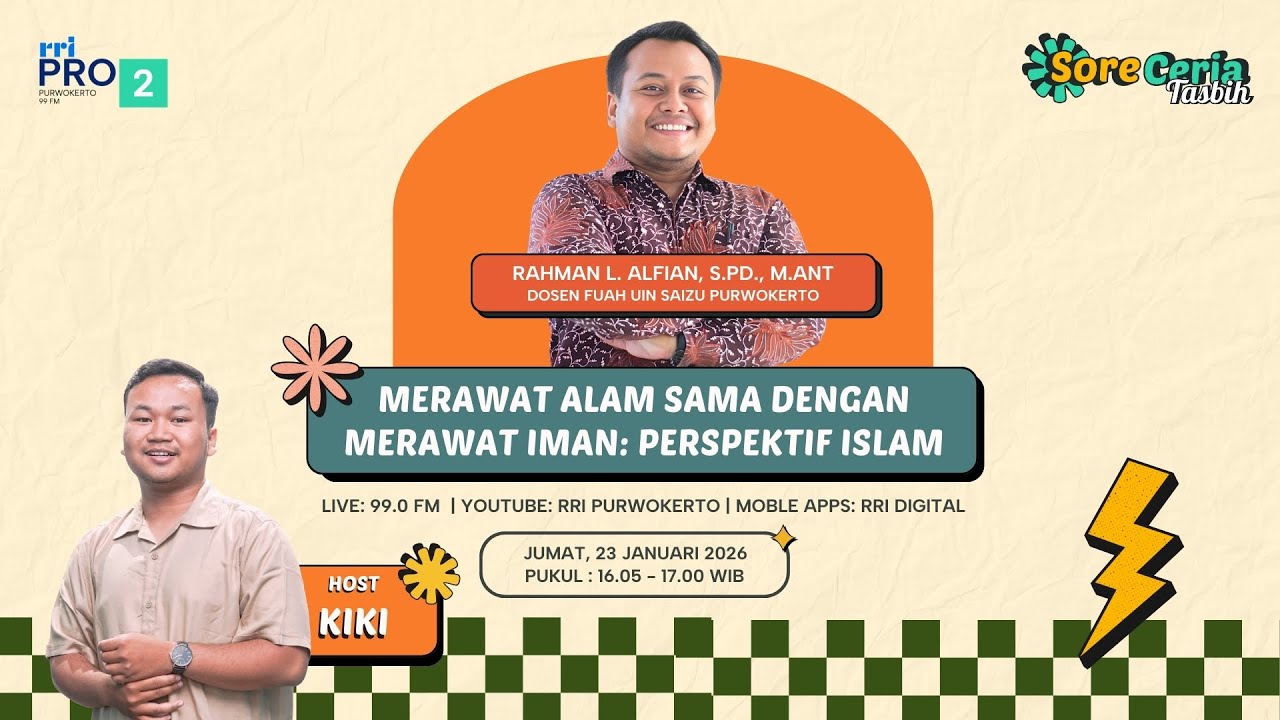 MERAWAT ALAM SAMA DENGAN MERAWAT IMAN: PERSPEKTIF ISLAM | TASBIH