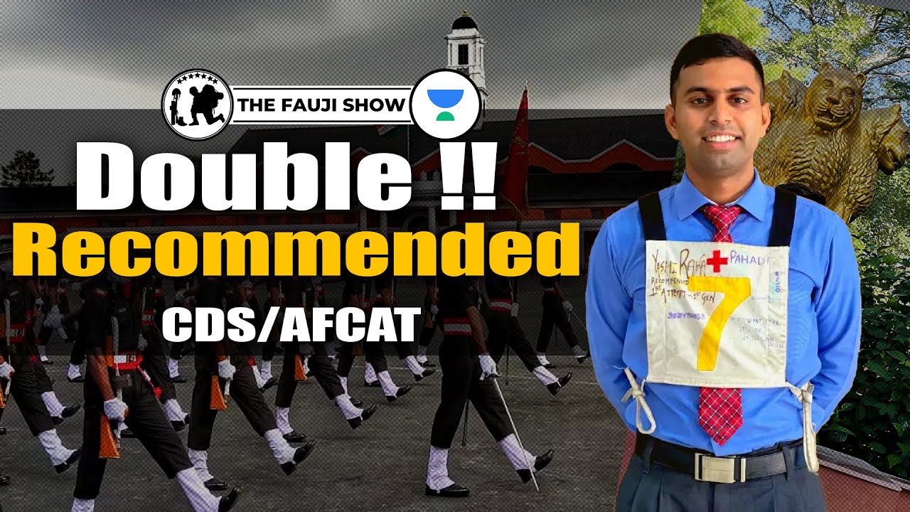 Recommended in 16th Attempt !! ft CDS/AFCAT Recommended Dhanesh