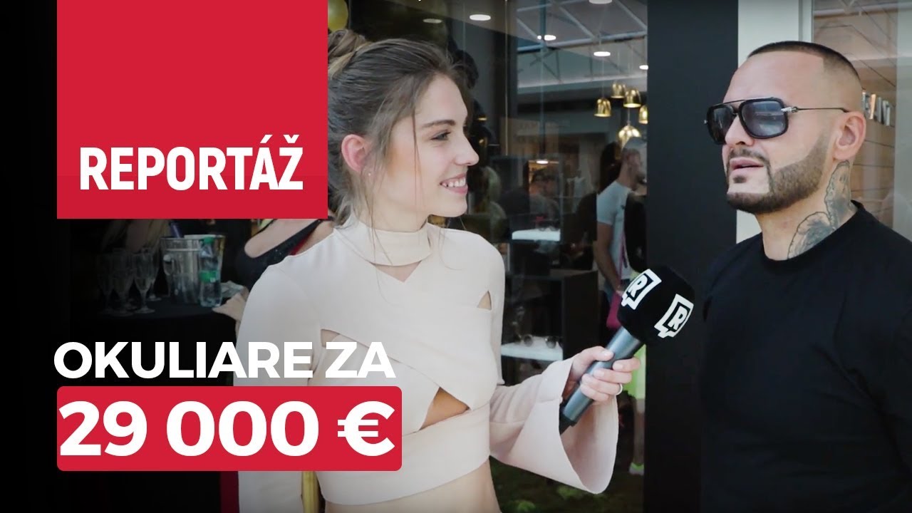 V Bratislave predstavili okuliare za 29 000 € | Prišiel Rytmus, Plačková, Zrebný a ďalší