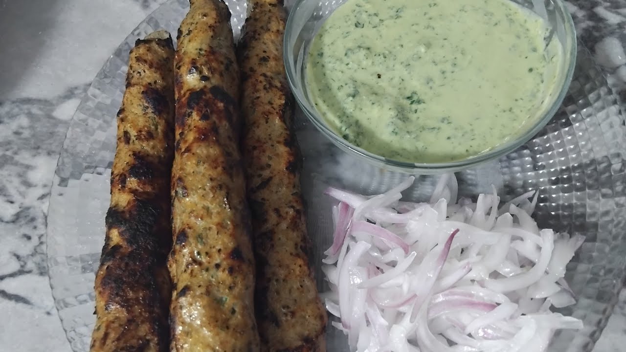 Chicken seekh kabab|Restaurant Style | soft and juicy|how to make chicken seekh kabab