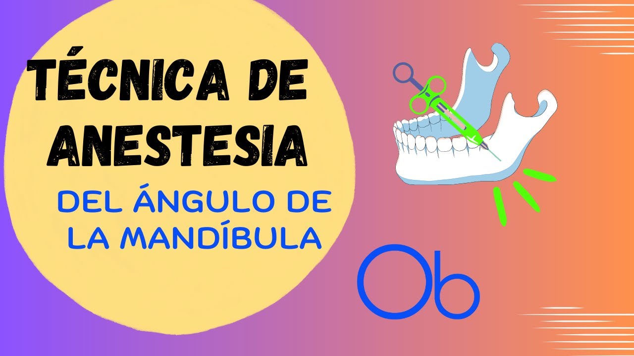 Técnica del Ángulo de la Mandíbula  💉