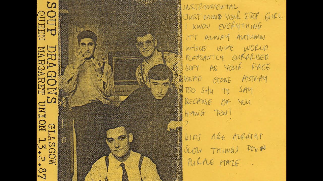 The Soup Dragons live at Queen Margaret Union (Glasgow) - 13 February 1987