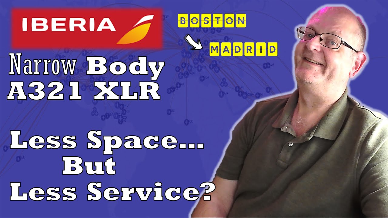 Iberia's Shiny New A321 XLR from Boston to Madrid - Business Class