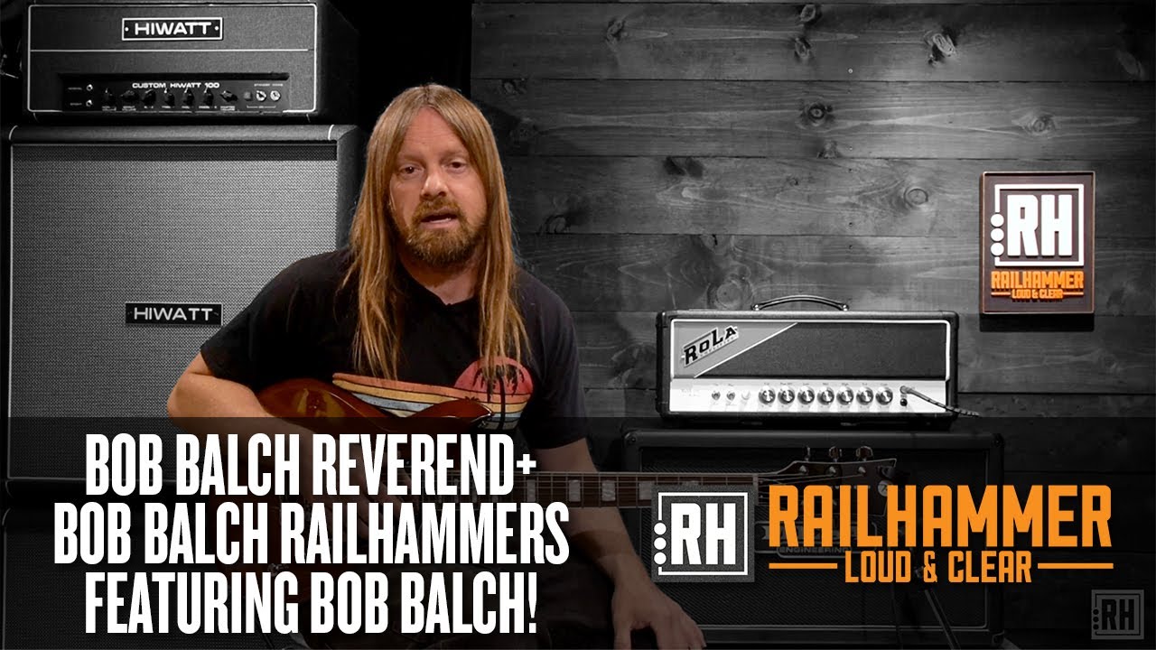 Bob Balch Demo's The Bob Balch Signature Railhammer Pickups!