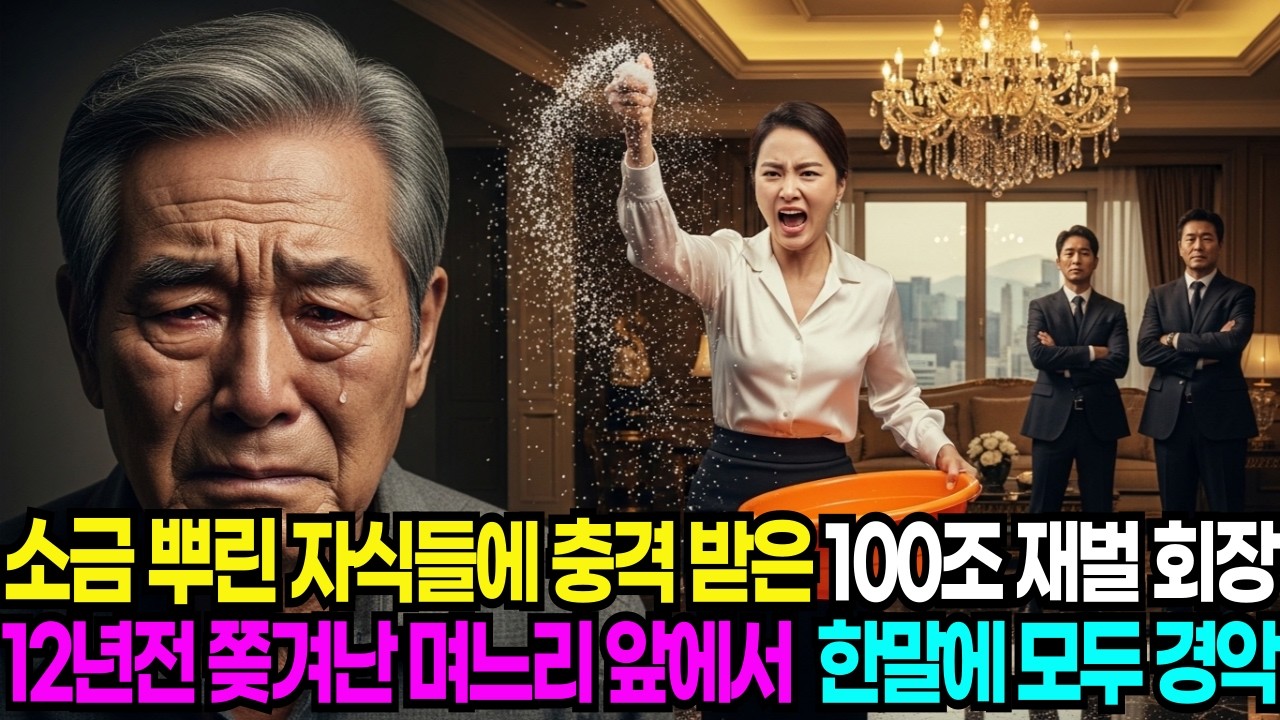 소금 뿌린 자식들에 충격받은 100조 할아버지  쫓겨난 며느리 앞에서 한 말에 모두 경악#사연라디오 #감동사연 #오디오북 #반전사연 #인생사연 #가족이야기