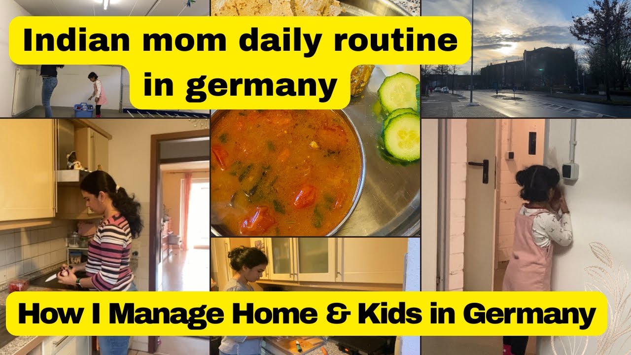 Indian mom daily routine in Germany😊how I manage home & kids in Germany#indianingermany #dailyvlog 
