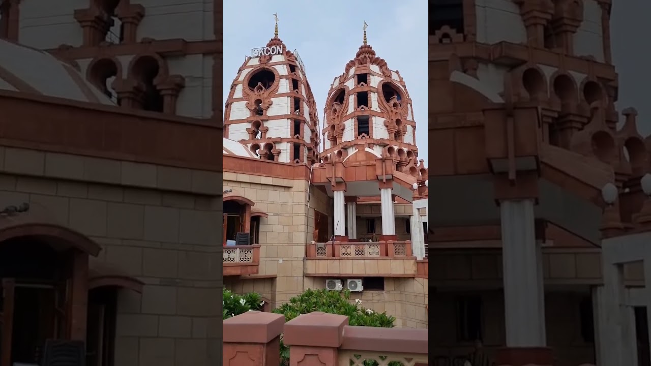 Iskon Temple Delhi #iskcon #iskcontemple #iskondelhi #krishna #radhakrishna #art #architecture