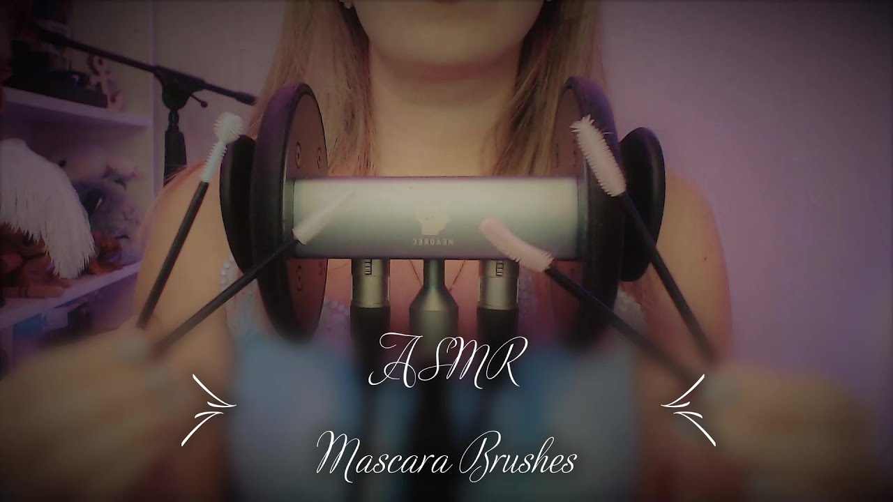 ASMR Mascara Brush Ear Cleaning (Super Tingly) (No Talking)