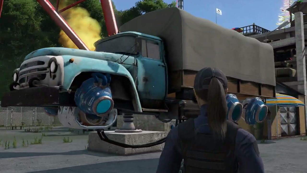 DayZ -Strij_PVE- Летающий Зил и как им управлять)