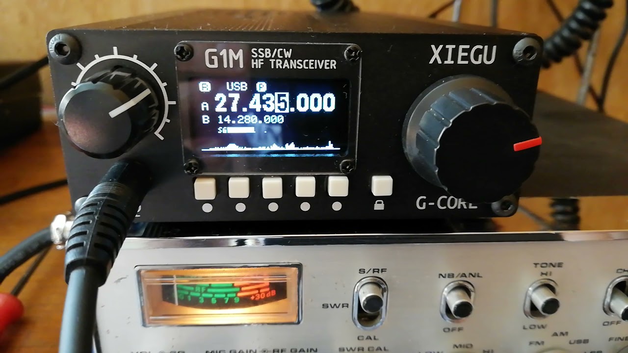 XIEGU G1M 2021r vs SUPERSTAR 360FM 1981r - RX CB radio DX