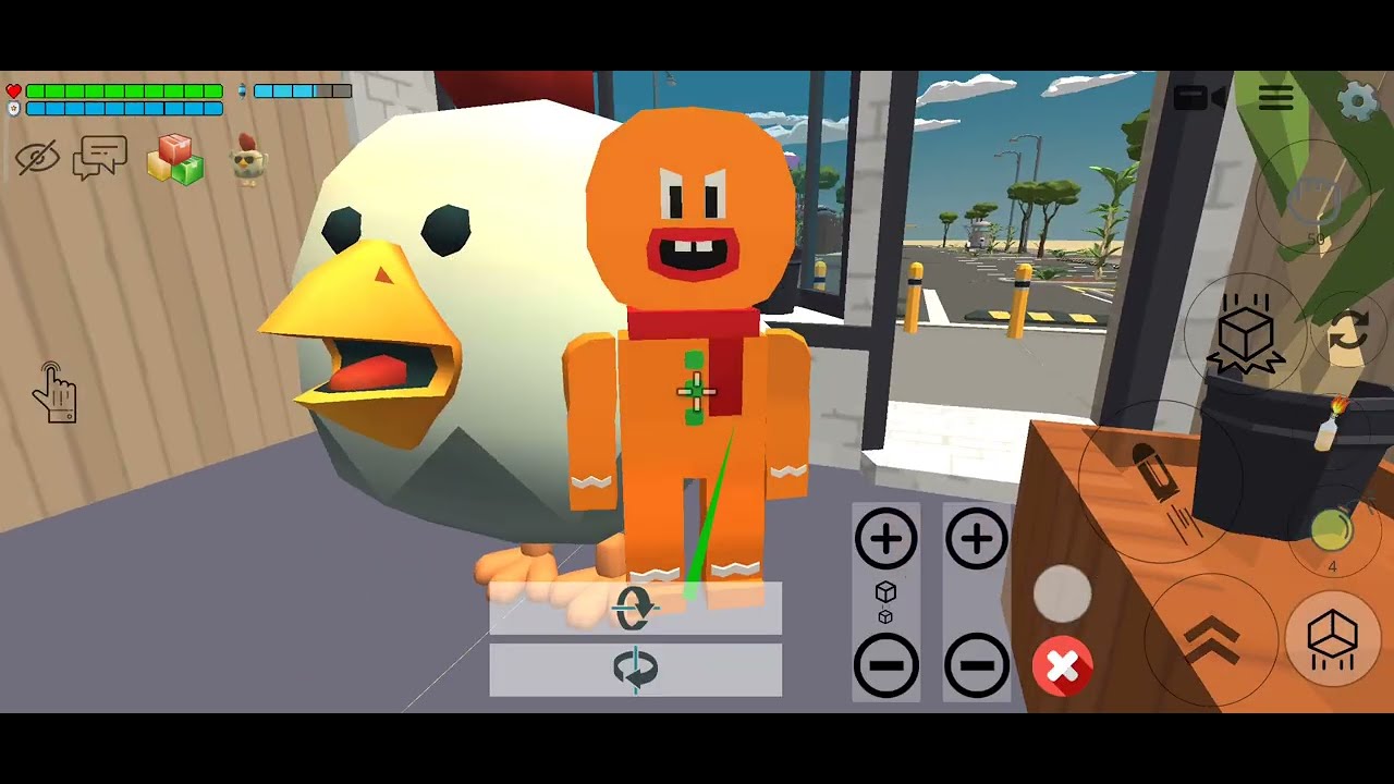 Я с другом нашел инопланетянина в Chicken Gun!