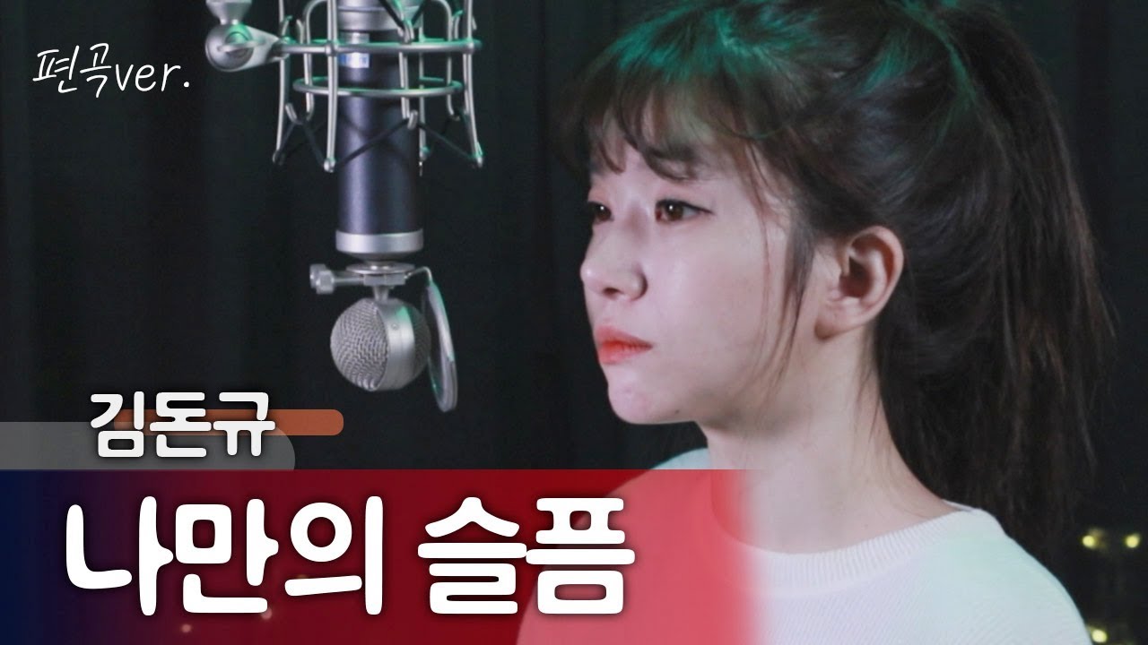 힘들때 한번씩 꺼내 듣는 곡... 나만의 슬픔 - 김돈규 커버 | 버블디아