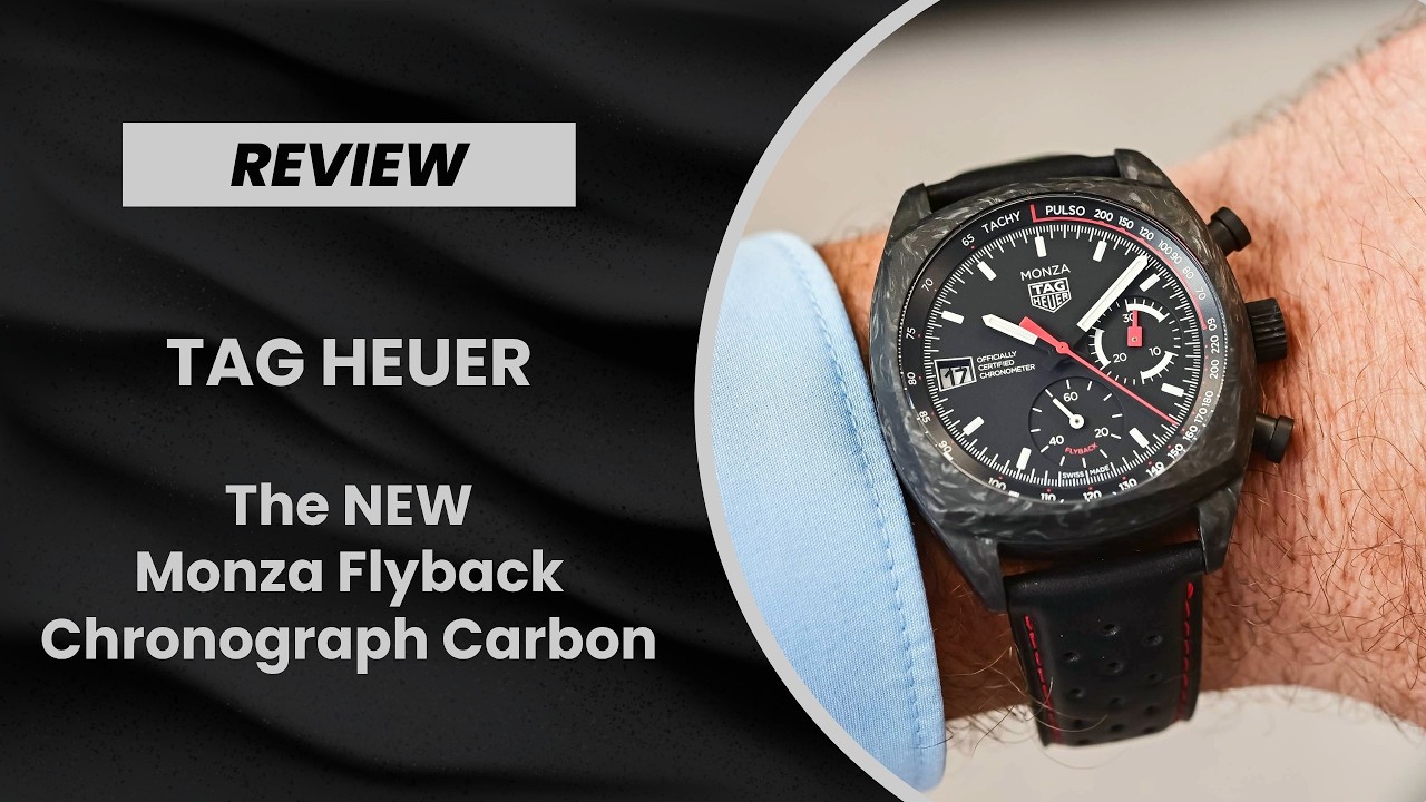 Закалённые гонками: новый TAG Heuer Monza Flyback Chronograph Carbon создан для трека