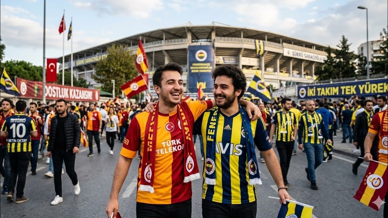 FUTBOL DOSTLUK 'DUR #galatasaray #fenerbahçe 