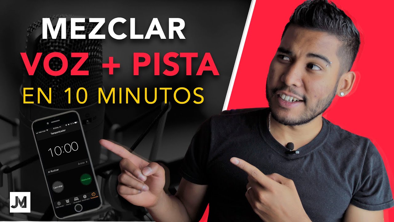 Mezclar VOZ con PISTA (Instrumental) en 10 minutos