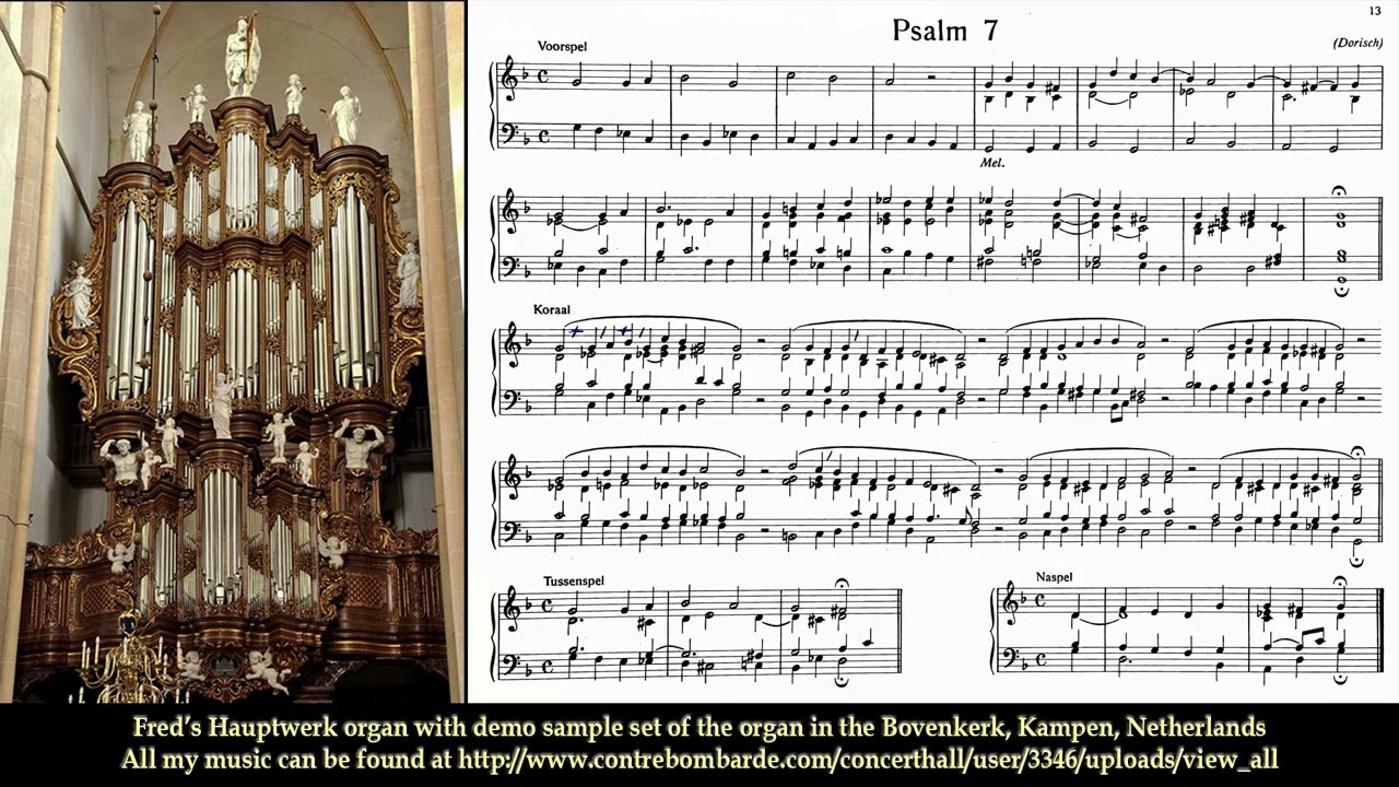Voorspel en koralen Psalm 7, Simon Landsman
