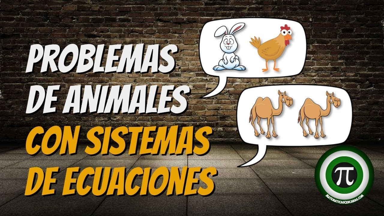 PROBLEMAS con SISTEMAS de ECUACIONES  🐑🐓 Animales