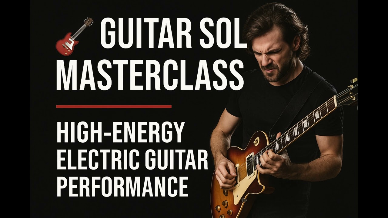 Guitar Solo Masterclass | High-Energy Electric Guitar Performance & Shredding Skills