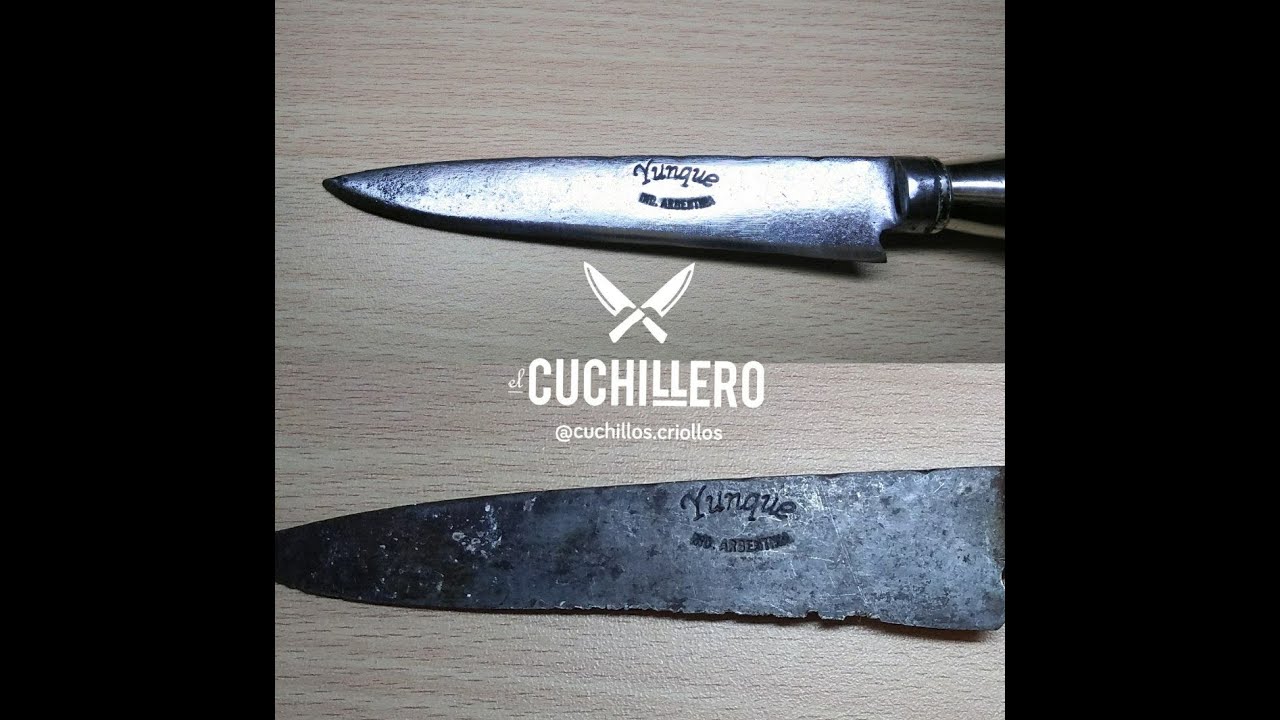 EL CUCHILLERO.  Restauramos cuchillos ARRUINADOS! -