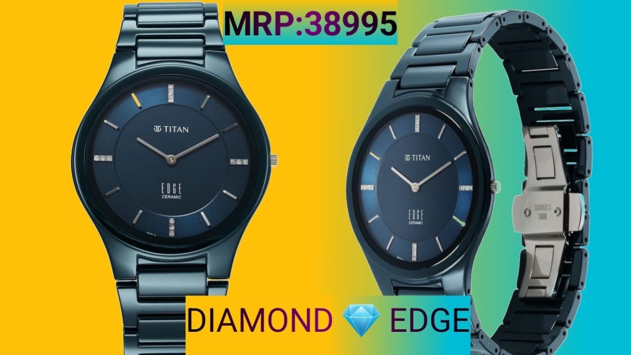 Diamond ceramic edge for men|new arrival watch for men 2024|luxury watch titan with sapphire glass